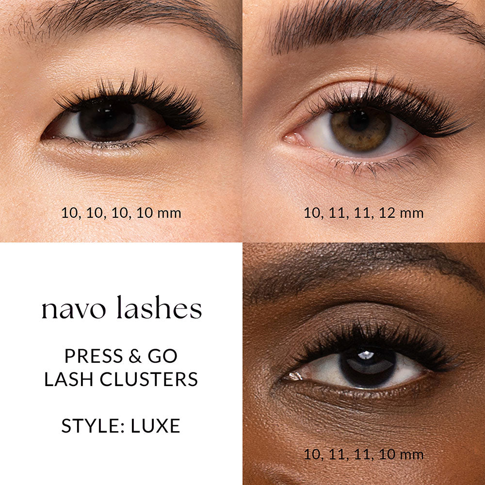 Luxe - 36 Press & Go Lash Clusters